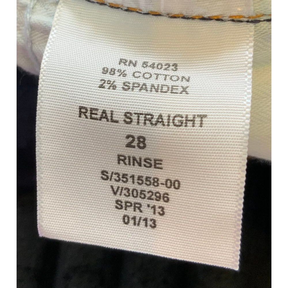 Gap Womens Jeans Size 28 Dark Blue Denim Cropped Straight Leg‎ Preppy Y2K Casual - Picture 15 of 15